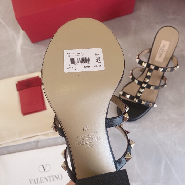 Valentino Rockstud Calfskin Leather Pumps Size 35-41 5-Color