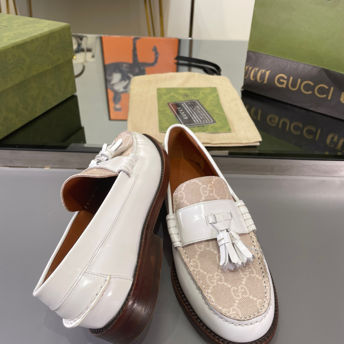 Gucci GG Loafers with Tassel Size 39-45 5-Color