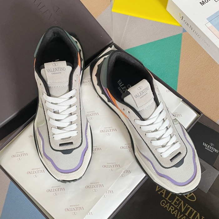 Valentino Netrunner Fabric Sneaker Size 36-45   4-Color