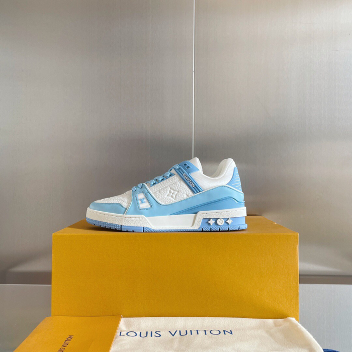 Louis Vuitton Trainer Monogram denim Sneaker Size 36-46 5-Color