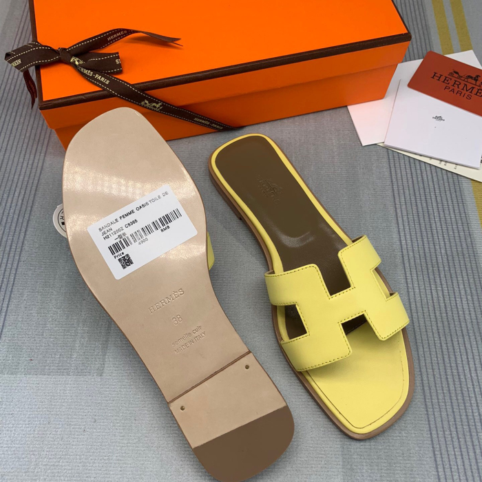Hermes Oran Slippers Size 35-41  11-Color
