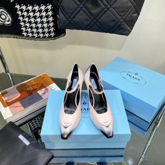 Prada Brushed Leather Pumps Size 35-41 5-Color