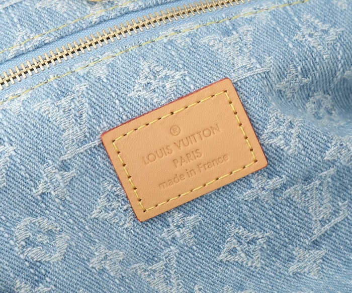 Louis Vuitton M24897 Let Go PM Denim Cowboy Shopping Bags Size 28*23*10.5cm