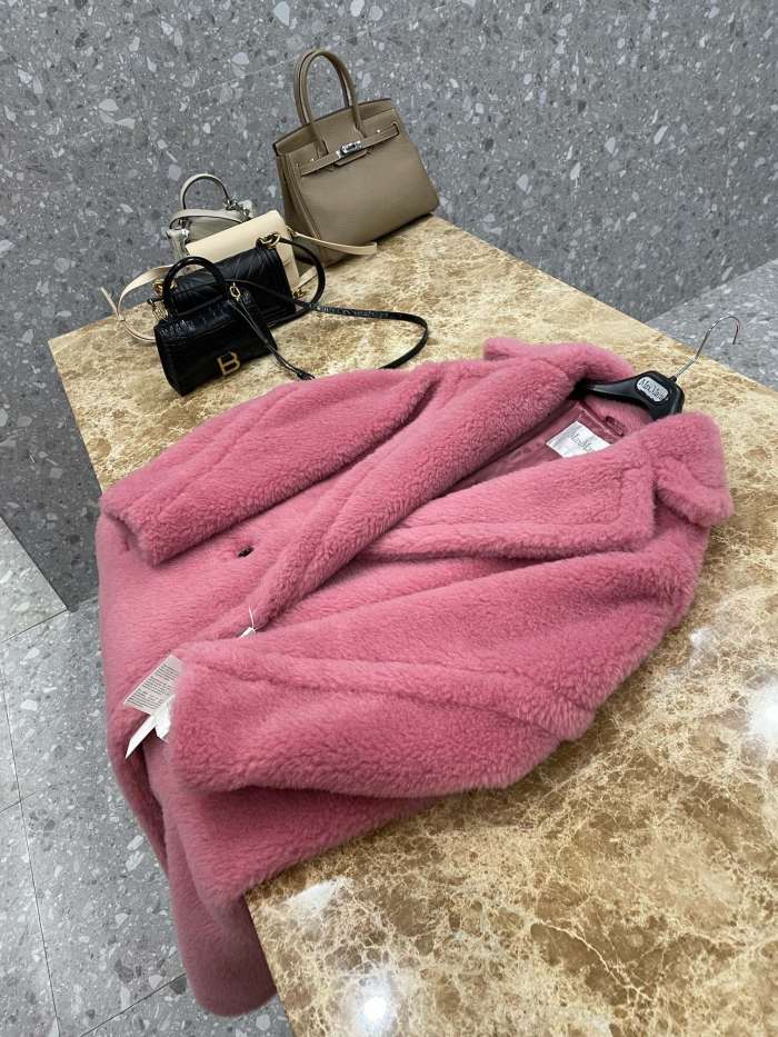 Max Mara Teddy fur long coat Size XS-M