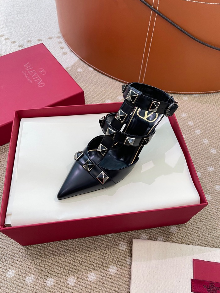 Valentino Roman Stud Calfskin Pumps Size 35-41 12-Color