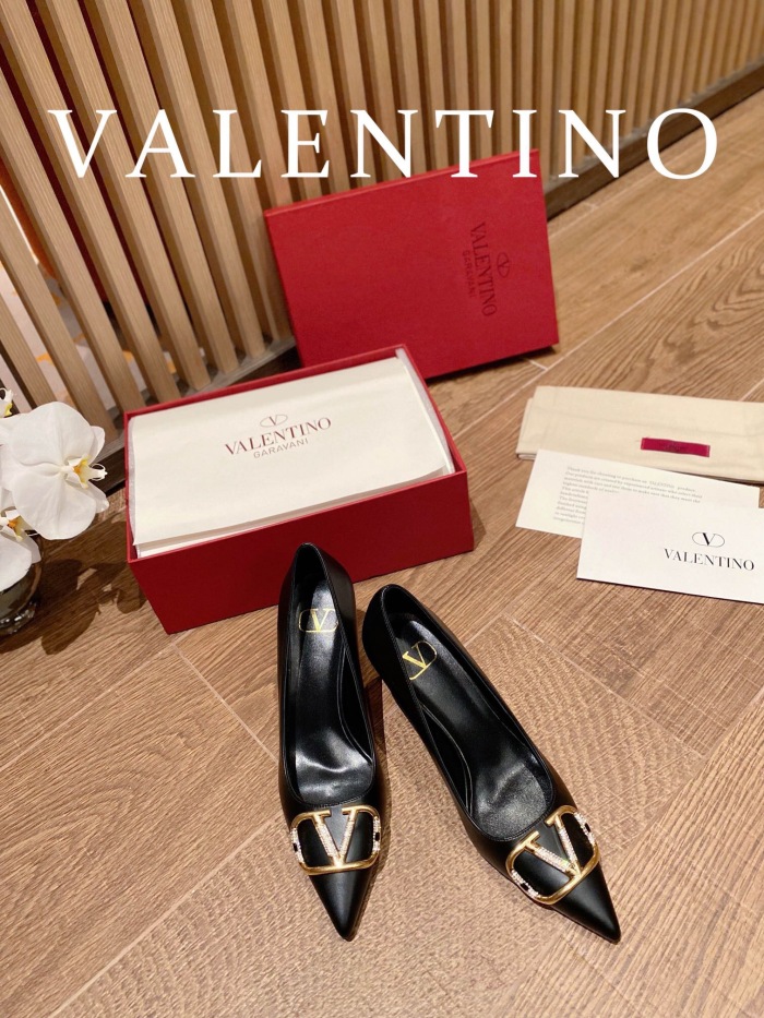 Valentino Vlogo Signature Slingback Pumps Size 35-41 4-Color
