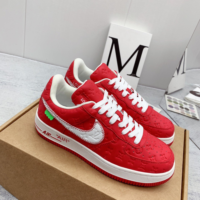 Louis Vuitton x Off White x Air Force 1 Sneaker Size 36-45   8-Color