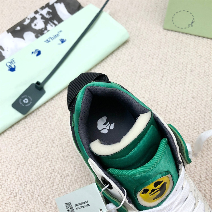 OFF White Midtop Sponge Sneaker Size 36-45   6-Color