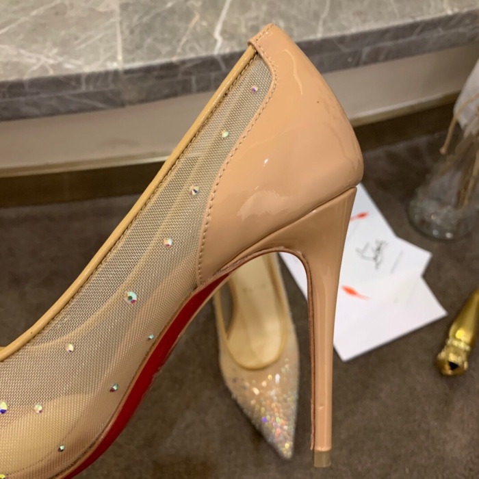 Christian Louboutin Follies Strasss Pumps Size 35-41 5-Color