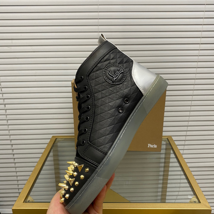 Christian Louboutin Lou Pik Pik High-Top Sneaker Size 36-46  7-Color