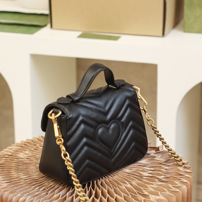 Gucci GG Marmont Top Handle Bags for Women Size 21*15.5*8cm