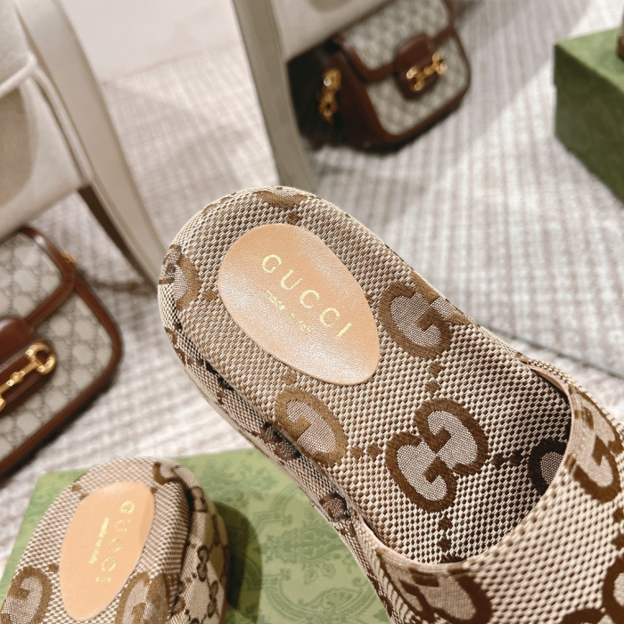 Gucci Platform Sandal Slippers Size 36-45  4-Color