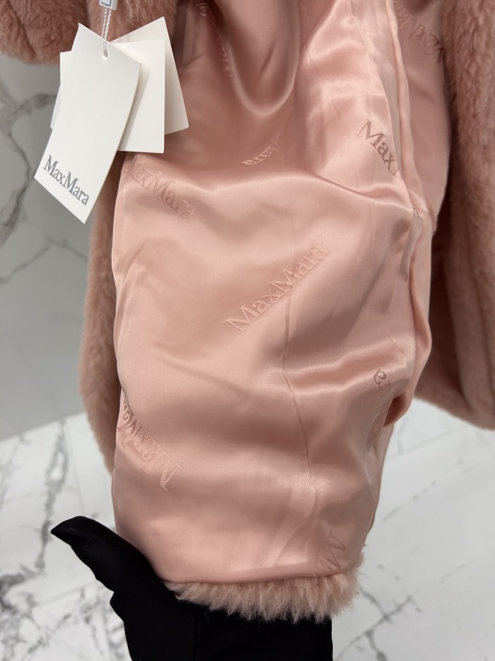 Max Mara Teddy fur long coat Size XS-M