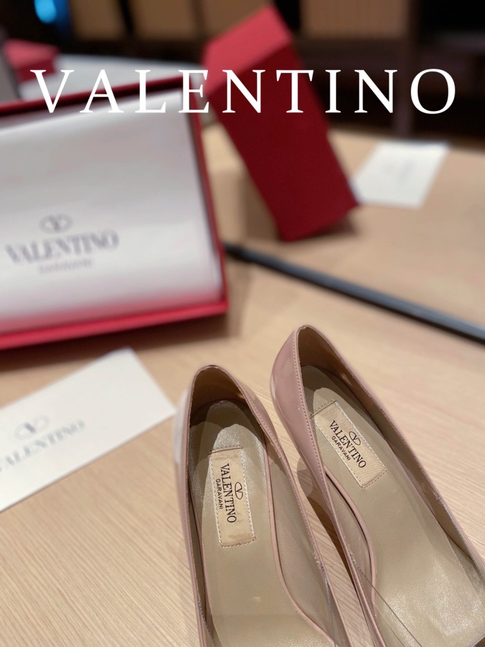 Valentino Rockstud Patent-Leather Pumps Size 35-41 3-Color