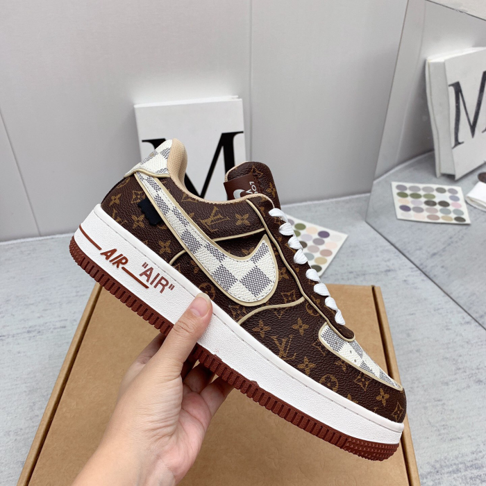 Louis Vuitton x Off White x Air Force 1 Sneaker Size 36-45   9-Color