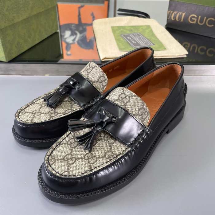 Gucci GG Loafers with Tassel Size 39-45 5-Color