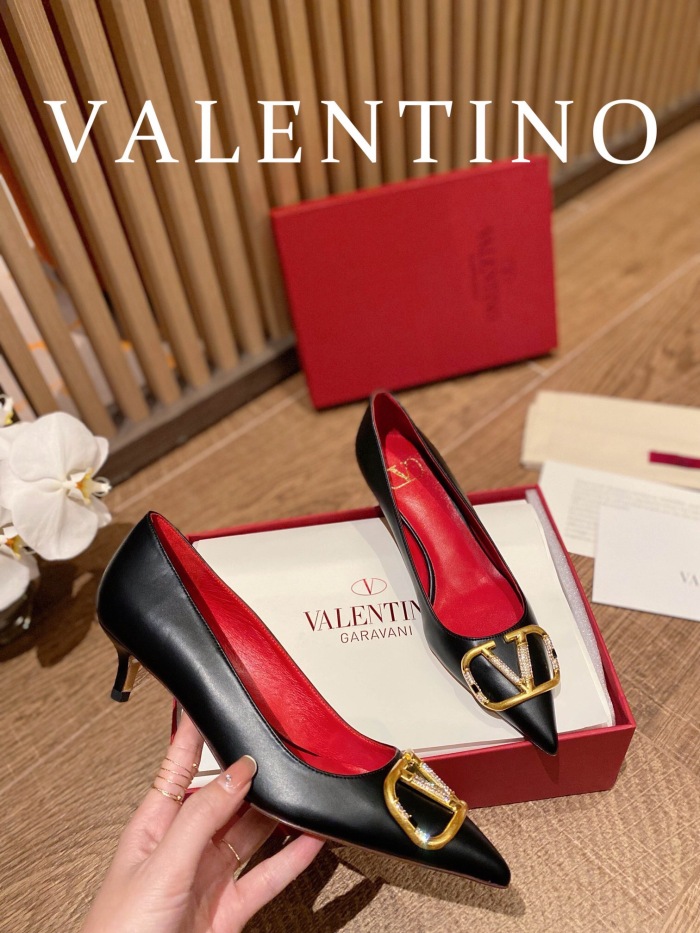Valentino Vlogo Signature Slingback Pumps Size 35-41 4-Color