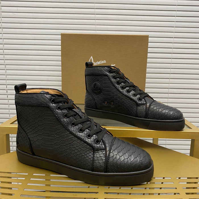 Christian Louboutin Louis High-Top Sneaker Size 36-46  8-Color