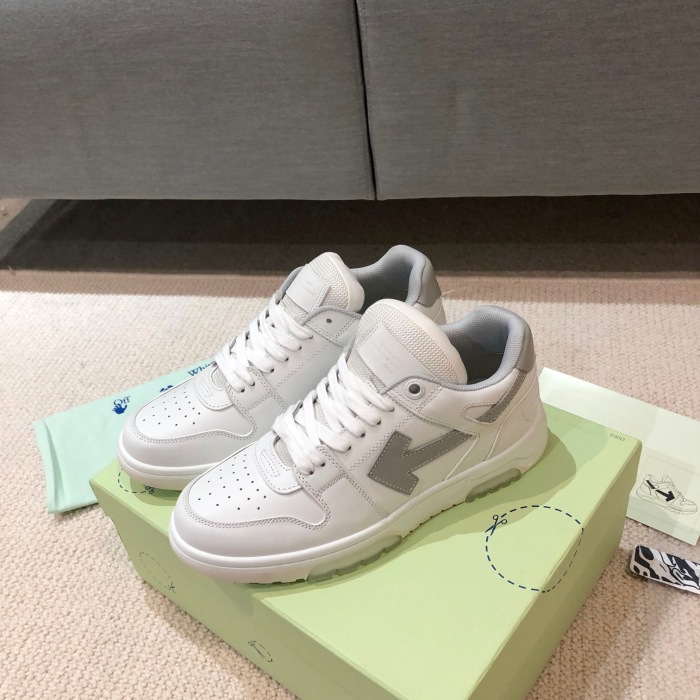 OFF White Out of Office Calf Leather Sneaker Size 35-45   8-Color
