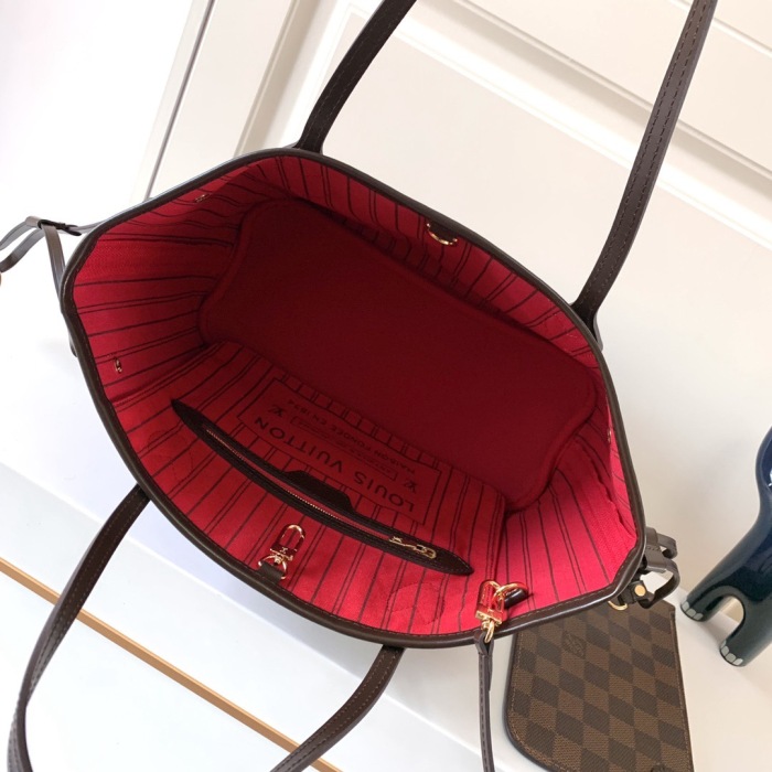 Louis Vuitton M40600 Neverfull PM Tote Bag Size 29*21*12cm