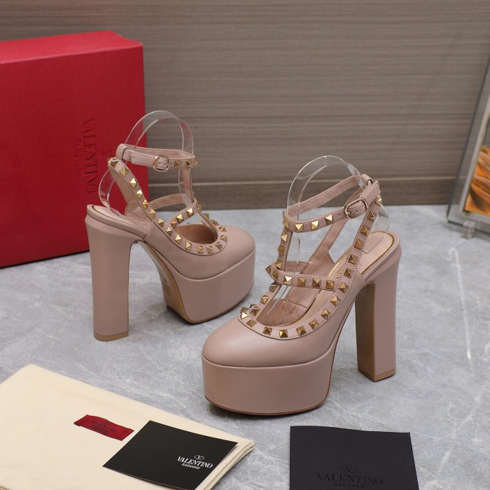 Valentino Rockstud Platform Pumps Size 35-41 6-Color