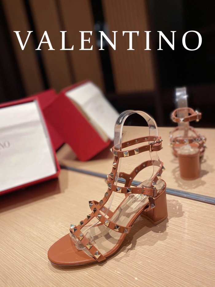 Valentino Rockstud Calfskin Ankle Strap Pumps Size 35-41 6-Color