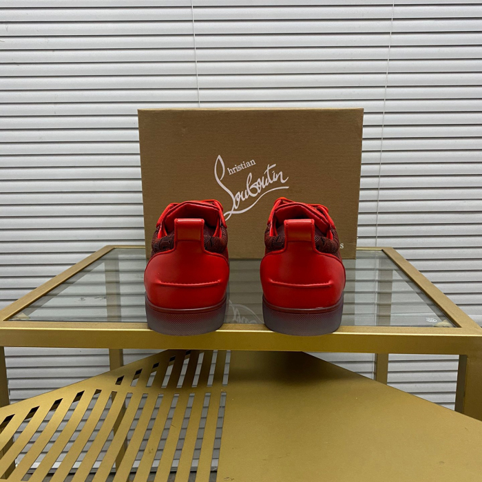Christian Louboutin Louis Junior Spikes Sneaker Size 36-46  10-Color