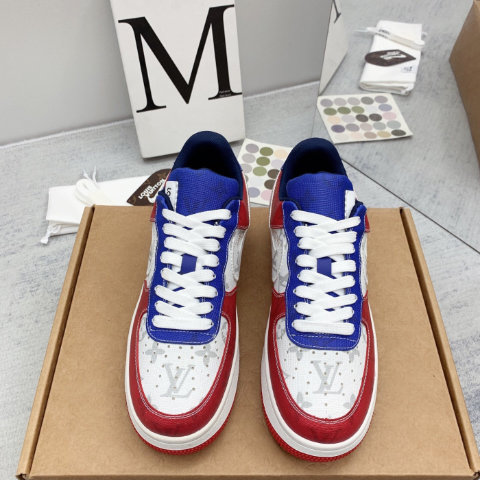 Louis Vuitton x Off White x Air Force 1 Sneaker Size 36-45   9-Color