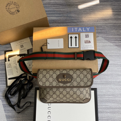 Gucci Neo Vintage GG Supreme Belt Bags for Men Size 24*16.5*4cm