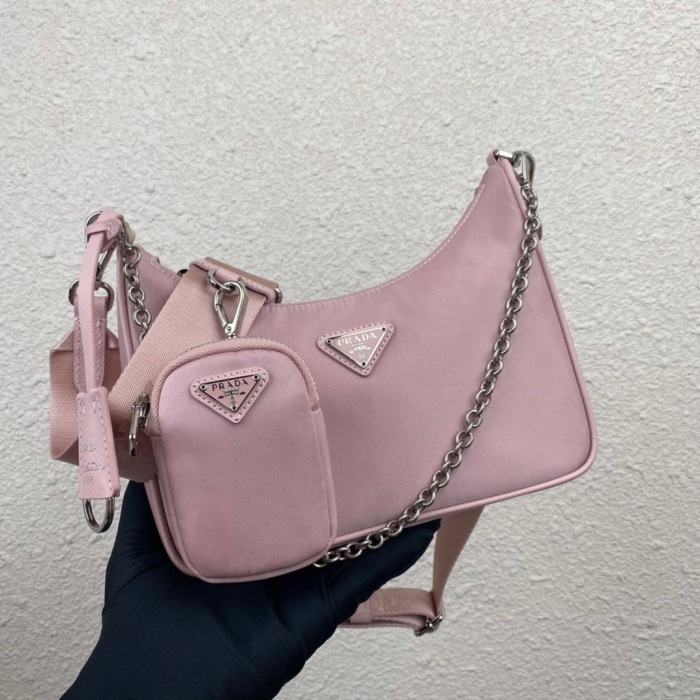 Prada 1BH204 Redition 2005 Women Bags Canvas 22*12*6cm