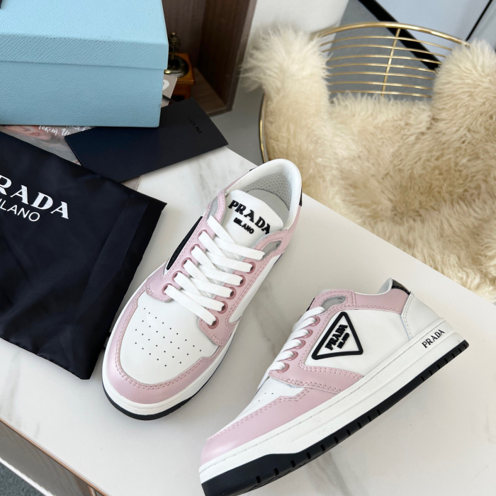 Prada District Leather Sneaker Size 36-45   5-Color