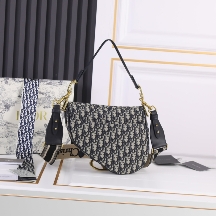 Dior Saddle Bags With Strap for Women Size 25.5*20*6.5cm