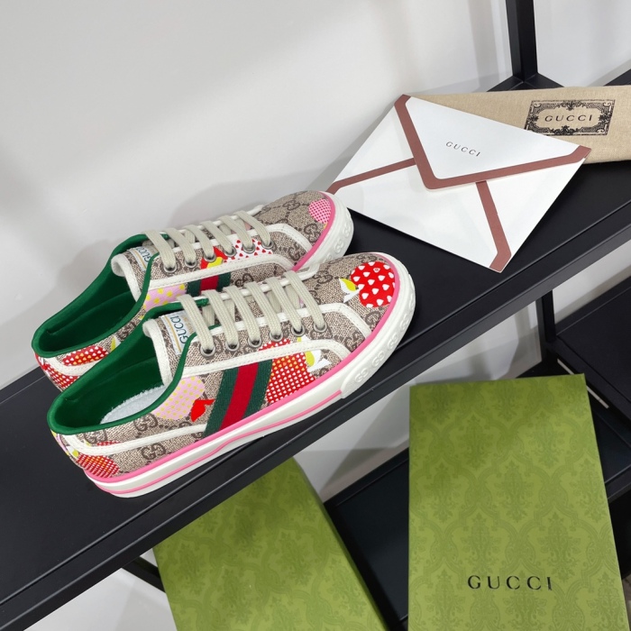 Men's GG Gucci Tennis 1977 sneaker Size 35-46 4-Color
