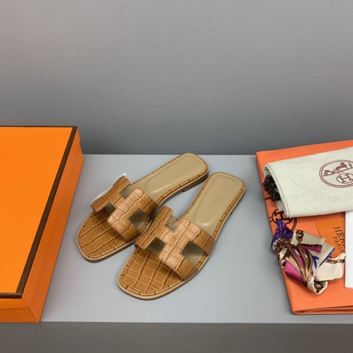 Hermes Oran Slippers Size 35-41  9-Color