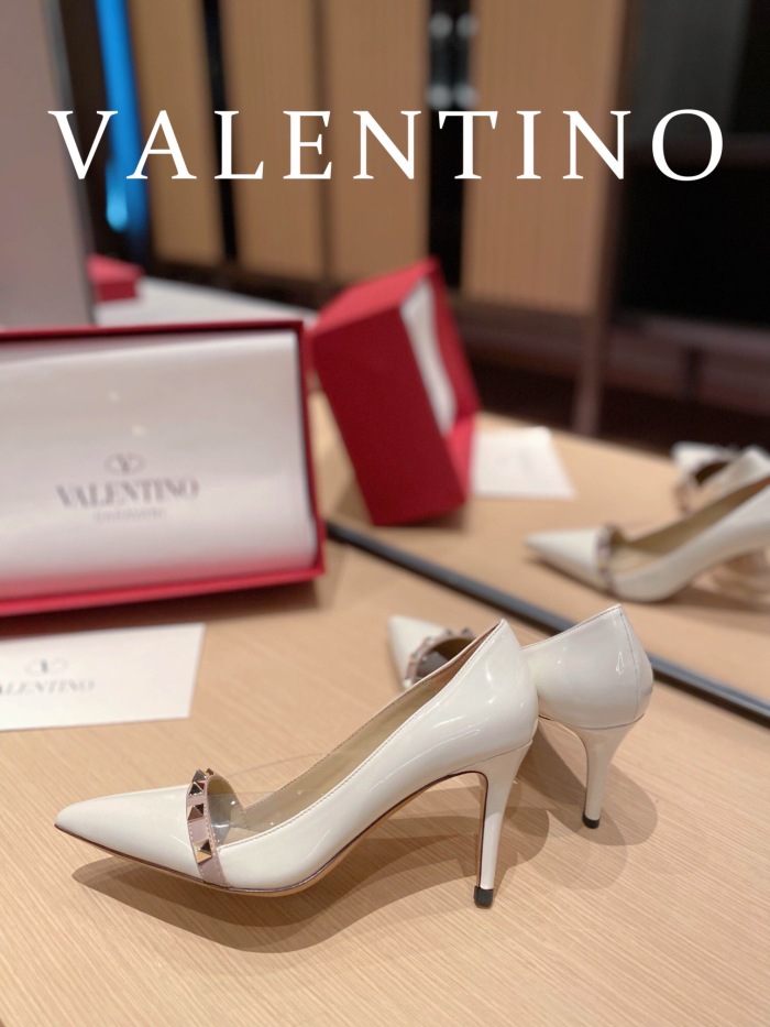 Valentino Rockstud Patent-Leather Pumps Size 35-41 3-Color