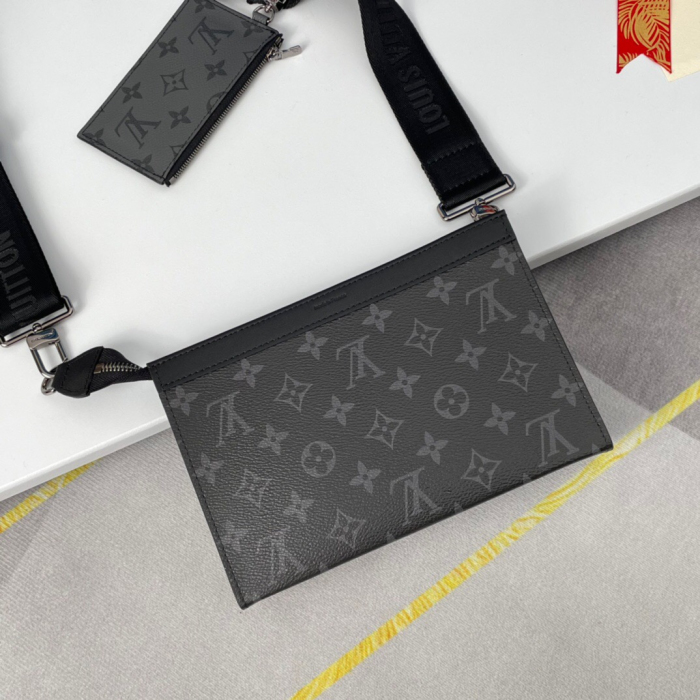 Louis Vuitton M81124 Gaston Wearable Wallet Men Bags Size 24*14.5*4.5cm