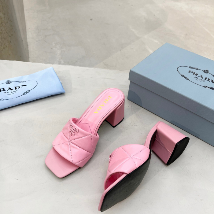 Prada Quilted Leather Pumps Size 35-41 5-Color