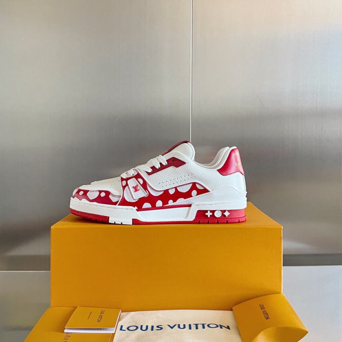 Louis Vuitton x YK LV Trainer Sneaker for Men Size 39-45   3-Color