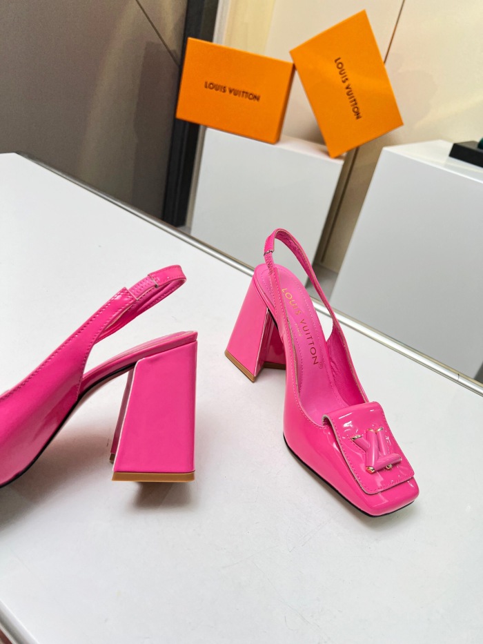 Louis Vuitton Shake Slingback Pumps Size 35-41 6-Color