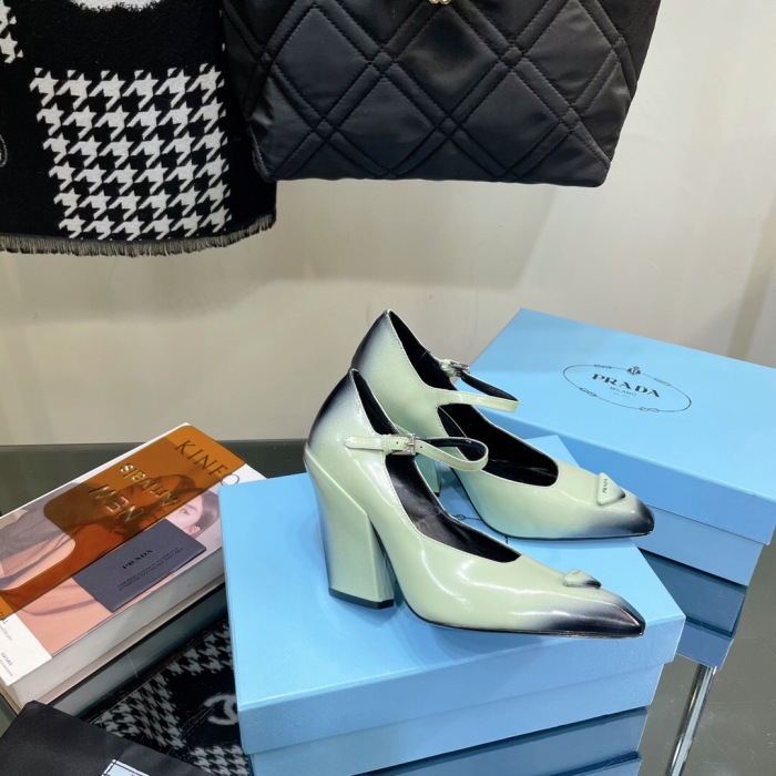 Prada Brushed Leather Pumps Size 35-41 5-Color