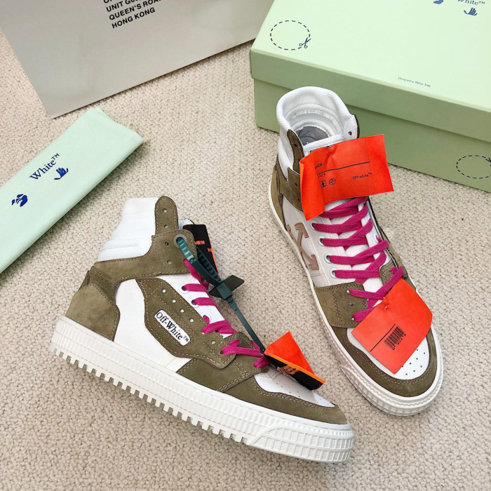 OFF White 3.0 Off Court Suede Canves Sneaker Size 35-45   11-Color
