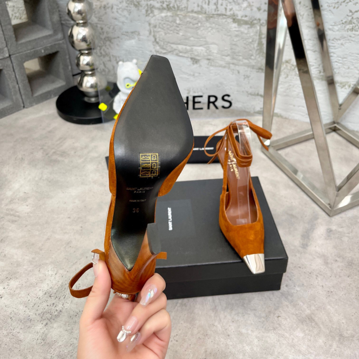 YSL Blade Slingback Pumps Size 35-39 2-Color