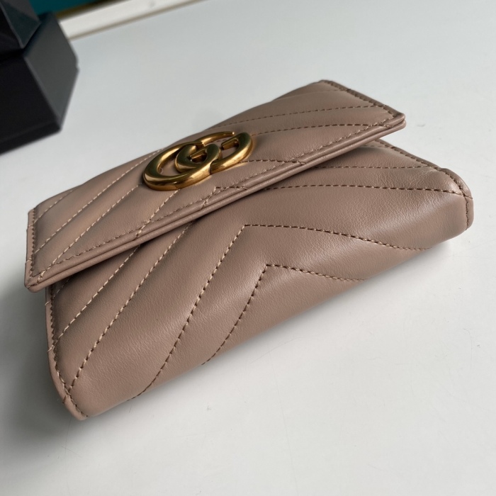 Gucci GG Marmont Women Mens Wallet Purse 12.5*10*3cm