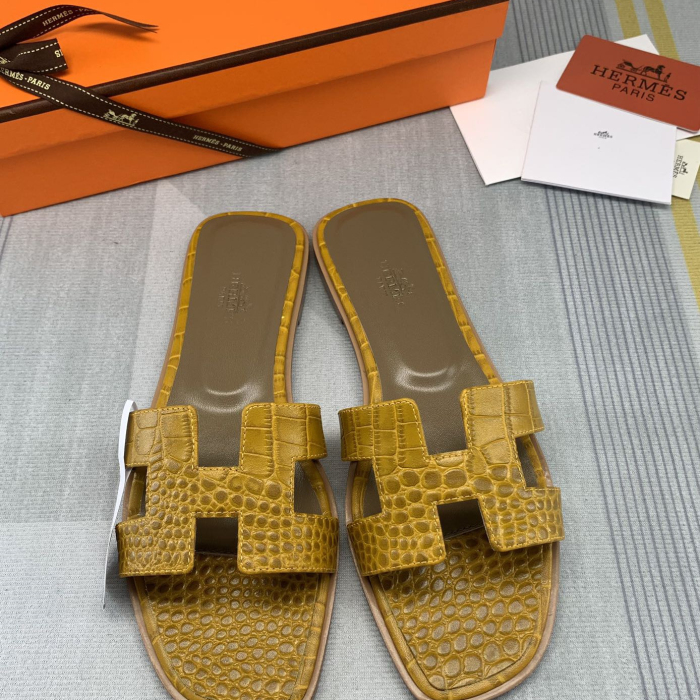 Hermes Oran Slippers Size 35-41  12-Color