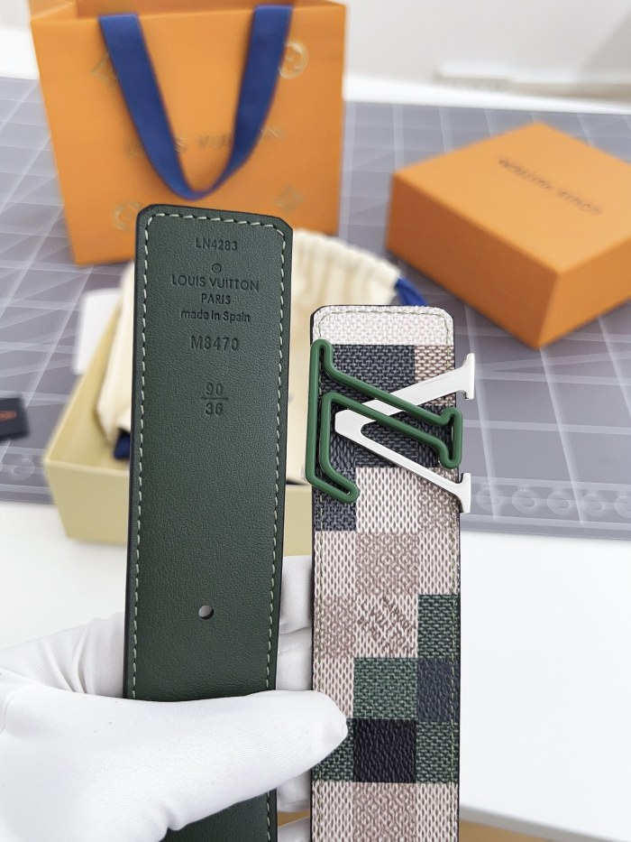 Louis Vuitton Men Belt Width 4cm
