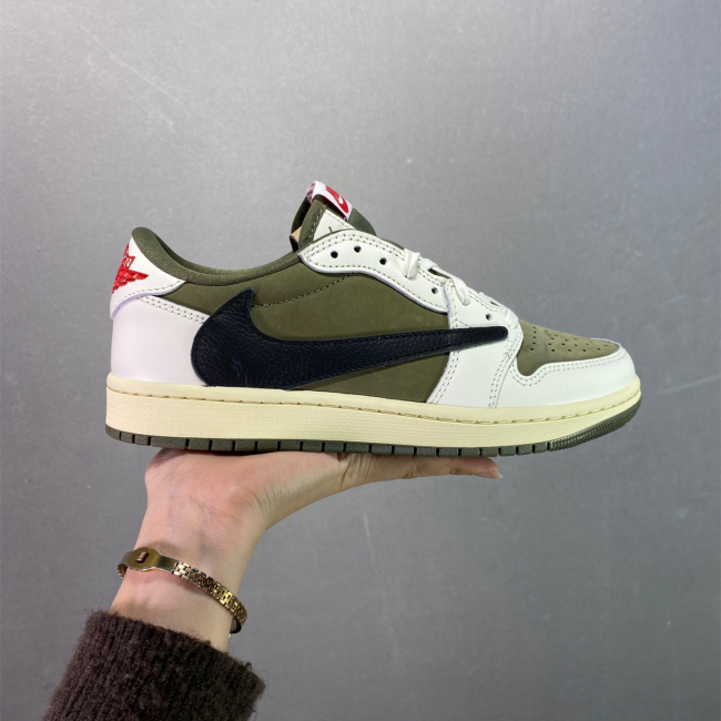 Nike Air Jordan 1 x Travis Scott Low Top Sneaker Shoes Gr. 36-46