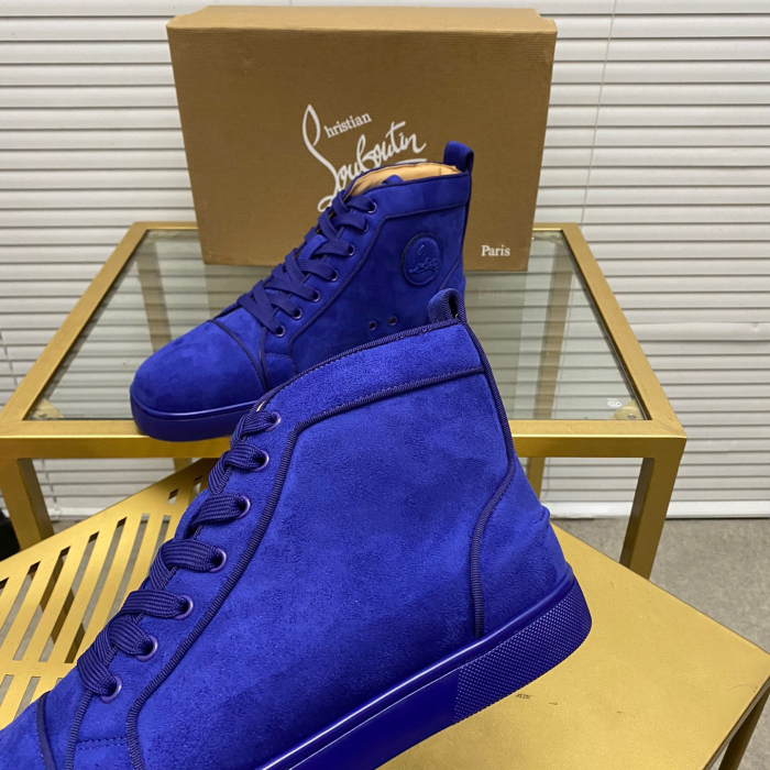 Christian Louboutin Louis High-Top Sneaker Size 36-46  7-Color