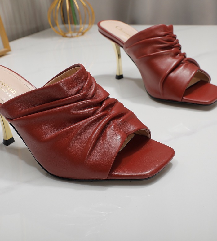 Dior D-Fame Heeled Sandal Pumps Size 35-41 5-Color