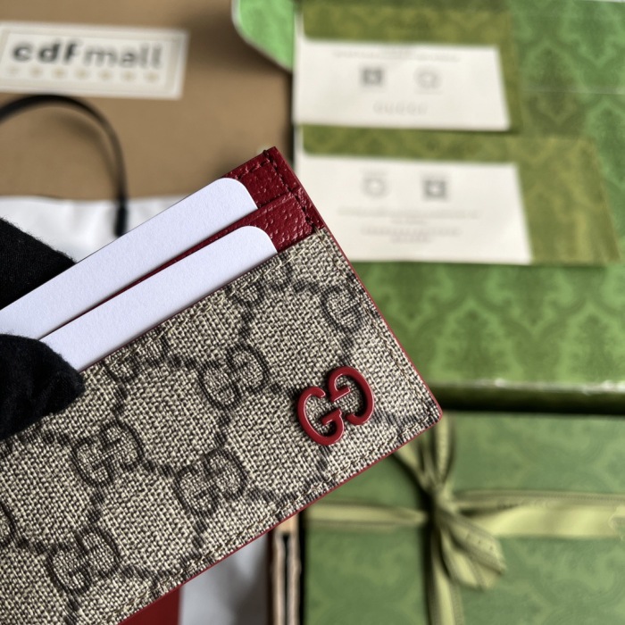 Gucci Kartenetui Mit GG Detail Size 11*7cm
