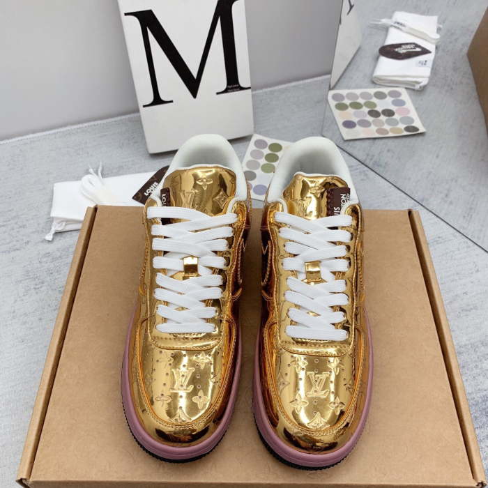Louis Vuitton x Off White x Air Force 1 Sneaker Size 36-45   9-Color